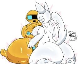 2girls anthro anthro_female anus artist_name ass ass_focus big_ass big_breasts blue_pubes blue_pubic_hair breasts breasts_bigger_than_head breasts_to_breasts busty busty_female cat_ears cat_girl cat_tail catgirl cyan_pubic_hair domestic_cat duo erect_nipples fat_ass felid feline female female/female female_on_female female_only fur furry furry_ass furry_breasts furry_ears furry_female furry_tail garnie_(justkittyful) glistening glistening_body glistening_breasts glistening_butt glistening_pubes glistening_skin gold_body gold_skin hairy_pussy huge_ass huge_breasts incredibox_mod justkittyful motion_lines naked naked_female nipples nude nude_female pubes pubic_hair pussy roblox roblox_avatar robloxian self_upload shaded shake_lines shaking shaking_ass shaking_butt shaking_lines shiny shiny_ass shiny_body shiny_breasts shiny_butt shiny_skin shiny_thighs sprunki squeezing_breast squeezing_breasts_together squeezing_butt tail visor watermark wenda_(sprunki) white_body white_fur yuri