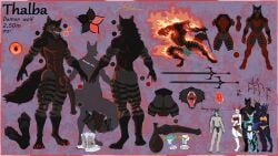 absurd_res animal_genitalia animal_penis anthro anus ass balls big_balls big_penis black_body black_fur blood bodily_fluids brown_body brown_fur bucket butt_focus canid canine canis comparing container cum cum_in_bucket cum_in_container demon equine_genitalia equine_penis feet fire foot_focus fur genital_fluids genitals grey_body grey_fur hi_res hybrid_genitalia hybrid_penis knot knotted_equine_penis knotted_penis male mammal melee_weapon mouth_shot open_mouth penis pyxou red_body red_fur scales solo sword thalba weapon wolf