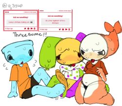 2d 3boys dandy's_world dandys_world finn_(dandy's_world) jpeg jpg jpg_file looey_(dandy's_world) male male_only q3yup roblox roblox_game robloxian shrimpo_(dandy's_world) tagme