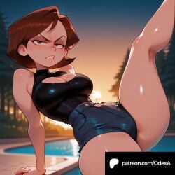 1girls absurd_res absurdres ai_generated artist_name ass big_ass big_breasts blurred_background blurry_background breasts brown_eyes brown_hair cartoon cartoony depth_of_field disney elastigirl female female_focus helen_parr hi_res high_quality high_resolution highres large_ass large_breasts odexai patreon patreon_link patreon_url patreon_username pixar short_hair small_waist solo_focus straight the_incredibles the_incredibles_2 thick_thighs thin_waist wide_hips