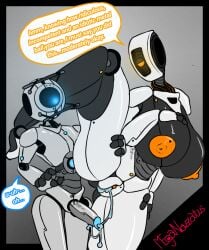 1boy 2026 after_vaginal big_breasts big_mommy_milkers bigger_female clitoris cum_in_pussy cum_inside female glados glados_(humanoid) mega_novelatus orange_nipples penis portal_(series) portal_2 pussy robot_boy robot_girl robot_humanoid robot_on_robot smaller_male tagme text text_bubble thunder_thighs wheatley
