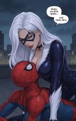 1boy 1boy1girl 1girls ai_generated big_ass big_breasts big_thighs black_cat_(marvel) breasts curvaceous curvy curvy_figure digital_media_(artwork) felicia_hardy female hips huge_ass huge_breasts huge_thighs large_ass large_breasts large_thighs legs light-skinned_female light-skinned_male light_skin male male/female marvel marvel_comics marvelblackcat mature mature_female mature_male peter_parker slim_waist spider-man spider-man_(series) straight thick thick_hips thick_legs thick_thighs thighs voluptuous waist white_hair wide_hips