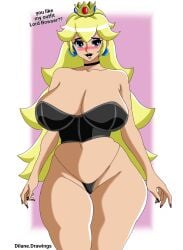 princess peach from mario (series) by dilane93