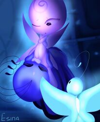 1boy 1girls anthro anthro_on_anthro artist_name blue_light butterfly butterfly_wings closed_eyes duusu erection esinaxxx female kwami licking licking_balls male male/female male_on_top miraculous_ladybug nooroo_(miraculous_ladybug) one_eye_closed open_mouth peacock_tail sex