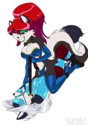 2021 anthro arms_tied armwear ball_gag big_breasts binder_(restraint) black_body black_fur blindfold blue_armwear blue_ball_gag blue_clothing blue_elbow_gloves blue_gloves blue_handwear blue_latex blue_legwear blue_panties blue_straitjacket blue_thigh_boots blue_thigh_highs blue_topwear blue_underwear bondage bondage_gear boots bottomwear bound breasts choker clothing collar duo elbow_gloves eyeshadow female female/female fluffy fluffy_tail footwear fur gag gagged garnet_(shockblast13) gloves green_eyeshadow green_lipstick hair handwear hi_res high_heeled_boots high_heels hybrid jewelry kandlin latex latex_armwear latex_boots latex_clothing latex_elbow_gloves latex_footwear latex_gloves latex_handwear latex_legwear latex_panties latex_straitjacket latex_thigh_boots latex_thigh_highs latex_topwear latex_underwear leash leash_pull leashed_collar legbinder legs_tied legwear lipstick makeup mammal mephitid milena_kazemira multicolored_body multicolored_fur necklace panties pants procyonid raccoon red_bottomwear red_clothing red_eyes red_hair red_pants restraints shoes skunk straitjacket tail thigh_boots thigh_highs topwear two_tone_body two_tone_fur underwear vampire white_body white_fur white_hair