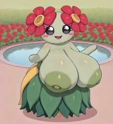 1girls ai_generated animated anthro bellossom big_nipples bouncing_breasts bplant_girl cute fat female furry furry_female game_freak garden generation_2_pokemon gigantic_breasts green_body huge_breasts huge_nipples inverted_nipples large_areolae monster_girl nintendo overweight overweight_female partially_clothed partially_clothed_female plump pokemon pokemon_(species) puffy_nipples shortstack solo solo_female tagme video yeta2