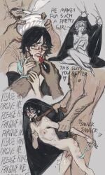 archon_of_flesh belt bite_mark broken_rape_victim captured choking crying cum femboy forced_feminization gay glasses hijab humiliation islam makeup male_only middle_eastern muslim persian_(iranian) prayer_beads priest rape raped_by_enemy religious_clothing size_difference spoils_of_war turban yaoi