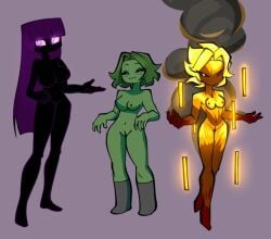 blaze_(minecraft) edit enderman enderwoman minecraft zombie_(minecraft) zombie_girl_(minecraft)