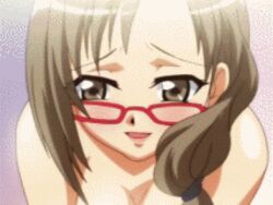 animated animated_gif anime_screencap blush braid breast_sucking breasts brown_eyes brown_hair censored doki_doki_oyako_lesson female glasses grey_eyes grey_hair hitotsuya_chidori kumagai_arisa large_breasts lowres mature_female milf multiple_girls nude orange_hair ova screencap screenshot short_hair single_braid teacher teacher_and_student yuri