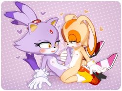 2026 blaze_the_cat cat_girl cream_body cream_the_rabbit feline female_on_female furry lesbian_sex purple_body rabbit rabbit_girl scissoring sega slime sonic_(series) sonic_the_hedgehog_(series) tagme yuri