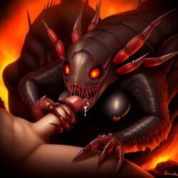 1boy 1girls abused_male ai_assisted ai_generated antennae breasts centipede chitin clawjob claws cock_hungry cum_dripping_from_mouth cum_hungry cumming_in_mouth demon_female demonic demonic_creature doomed doomed_penis draining_penis drinking_cum ejaculation erect_penis erection fangs feeding_on_penis fellatio_horror female_demon feral_monster forced_handjob genital_danger_play glans grotesque handjob handjob_horror hell hellish holding_penis horror horror_handjob hunting_penis in_hell insect_body insectlike insectoid insectoid_demon male menacing milking_penis monster_on_male nightmare_creature nightmare_fuel nightmarish nipples no_no_no_no nonconsenting_male nonhuman nooooo open_mouth oral oral_sex penis penis_abuse penis_eater penis_in_danger penis_in_hell penis_predator predatory_fellatio predatory_handjob preying_on_penis purple_skin raped_male red_eyes reverse_forced_oral reverse_rape scary spikes teratophilia terrifying unsettling unwanted_fellatio wetnightmare what where_is_your_god_now
