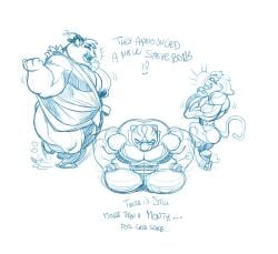 abs biceps female gettar82 money muscles muscular muscular_arms muscular_female muscular_legs muscular_thighs needs_breasts panda pecs