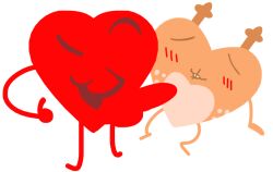 artist_request big_penis deltarune doodle heart kris_(deltarune) noelle_holiday penis soul_(deltarune) unknown_artist