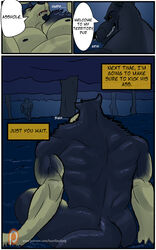 anthro anthro_on_anthro big_muscles canine comic domination duo fight heartlessfang male mammal manga muscular muscular_male pornography sex supa_huskey were werewolf werewolf_wednesday wolf yaoi