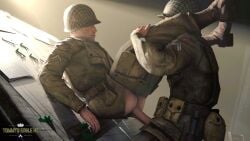 anal anal_sex anal_sex army gay gay_male gay_sex medal_of_honor_airborne military soldier soldiers tommys_eagle_hq uniform ww2
