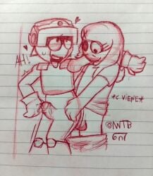 ;-; artist_signature brawl_stars gay gay_sex help homosexual iwanttobe6n7 larry_(brawl_stars) moaning self_insert selfship spanish_text supercell tagme tongue tongue_out traditional_media_(artwork)