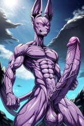 ai_generated balls beerus big_balls big_penis cock cocky69 dragon_ball_super excessive_size hyper_penis muscles muscular penis veiny veiny_muscles veiny_penis