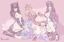 1girls 3futas ahri alternate_costume anal anal_rape anal_sex animal_penis anus aqua_hair areolae balls blue_hair breasts deepthroat demimond23 dickgirl dj_sona double_anal double_penetration erection fellatio female futa_on_female futanari gangbang gangrape high_heel_boots high_heels horsecock huge_cock human_with_animal_genitalia league_of_legends long_hair long_twintails nipple_piercing nipples oral penetration penis penis_awe piercing popstar_ahri pussy rape riot_games sex sona_buvelle stiletto_heels testicles twintails very_high_heels