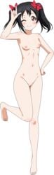 breasts love_live! love_live!_school_idol_project naked nipples nude_filter pussy transparent_background transparent_png uncensored vector_trace yazawa_nico