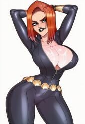 black widow (marvel) from marvel by minicop2001