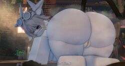 1girls 3d ass bent_over breasts chenoo indoors nude on_knees presenting presenting_ass presenting_pussy pussy roblox roblox_avatar roblox_studio robloxian self_upload solo_female tagme thighs yukari_hanarr34