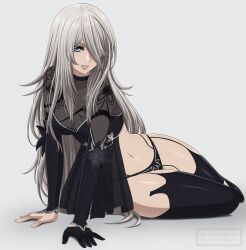 yorha a2 from nier (series) by shirl geem