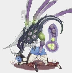 2026 4_legs 4_wings absurd_res animal_genitalia arthropod ass bator_exe blue_body blue_skin blush bodily_fluids cloaca clothing cross_section cum dominant dominant_feral duo egg egg_implantation female feral from_behind from_behind_position genital_fluids genitals green_egg green_eggs green_penis grey_body half_clothed heart_symbol hi_res horn human human_on_feral humanoid humanoid_on_feral impregnation infested_(warframe) interspecies interspecies_impregnation male male/female mammal mandibles monster monster_on_female mounting multi_wing on_ground orokin oviposition ovipositor penetration penis pink_vulva pinned pinning_down purple_penis purple_wings pussy sex sharp_teeth signature simple_background spikes spread_legs submissive submissive_human submissive_humanoid tail teeth uterus vaginal_egg_implantation vaginal_fluids vaginal_oviposition vaginal_penetration velocipod vulva white_eyes wings x-ray zoophilia