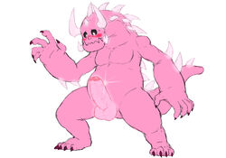 2020 absurd_res alien alien_humanoid anthro balls blush cartoon_network corrupted_gem erection genitals hi_res humanoid humanoid_genitalia humanoid_hands humanoid_penis male male_only monster monster_steven penis pink_body reddo12340 scalie simple_background slightly_chubby solo steven_quartz_universe steven_universe steven_universe_future white_background