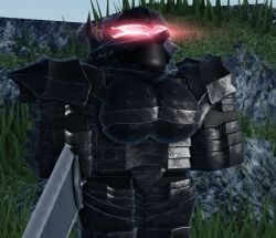1girls 3d armor big_breasts breasts combat_warriors female female_only roblox roblox_game robloxian solo tagme