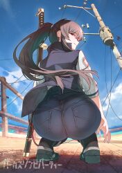 mitsurugi saya from girls zombie party by kojima takeshi
