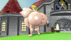 3d 3d_(artwork) ass_expansion bimbofication blonde_female blonde_hair breast_expansion donut_anus growth growth_sequence light-skinned_female lordscrubart mario_(series) massive_anus nintendo princess_peach puffy_anus source_filmmaker super_mario_bros. tagme