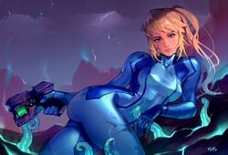 samus aran from metroid by optionaltypo