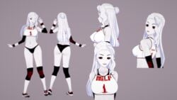 1girls extremesoda gym_clothes gym_uniform milf rwby salem_(rwby) tagme white_hair