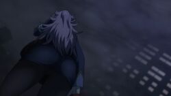 1girls ass clothing high-rise_invasion hips kusakabe_yayoi panties pink_hair screencap tenkuu_shinpan thick_thighs thighs yayoi_kusakabe