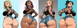 android 18 from dragon ball by ai generated sluts