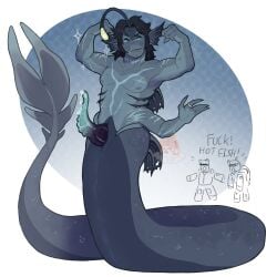 1boy 1male 1monster 2026 2d 2d_(artwork) 2d_artwork 3_arms 3_eyes 4_fingers arms_up black_hair blue_body blue_skin cock cock_out color colored completely_naked completely_naked_male completely_nude completely_nude_male dialogue digital digital_art digital_drawing digital_drawing_(artwork) digital_media digital_media_(artwork) ear_fins english english_dialogue english_text expendable_(pressure) facial_hair fin_ears fins fish_tail full_body full_color fully_naked fully_naked_male gills gold_ring hi_res high_quality high_resolution highres looking_at_viewer lure_(anatomy) male male_focus male_monster male_only merfolk merman monster monster_boy monster_male multi_arm multi_eye multi_limb naked naked_male no_clothes no_clothing nude nude_male penis penis_out precum prehensile_penis pressure_(roblox) ring ring_(jewelry) roblox roblox_game s0ur_c1own scars sebastian_solace serpentine short_hair tail_fin tentacle_cock tentacle_penis text twitter_link watermark