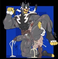 2026 5_fingers abs absurd_res anal anal_orgasm anal_sex anthro anthro_on_anthro anthro_penetrated anthro_penetrating anthro_penetrating_anthro arms_around_partner balls big_muscles big_pecs black_body blue_eyes blush bodily_fluids brown_eyebrows brown_markings cum cum_in_ass cum_inside cum_while_penetrated cumshot digital_drawing_(artwork) digital_media_(artwork) duo ejaculation english_description erection eyebrows fingers from_behind_position gay gay_male generation_7_pokemon generation_8_pokemon genital_fluids genitals glistening_abs gloves_(marking) half-closed_eyes hands-free heart_symbol hi_res humanoid_genitalia humanoid_penis interspecies kneeling larger_penetrated leg_markings legendary_pokemon looking_pleasured male male/male male_penetrated male_penetrating male_penetrating_male markings muscular muscular_anthro muscular_arms muscular_male narrowed_eyes nintendo nipples on_one_knee open_mouth orgasm orgasm_face pecs penetration penile penile_penetration penis penis_in_ass pink_nose plap_(sound) pokemon pokemon_(species) raised_leg red_eyes rockruff sex size_difference small_dom_big_sub small_top_big_bottom socks_(marking) standing tail text therot0 urshifu vein veiny_penis x-ray_view yaoi