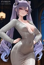 keqing (genshin impact) from genshin impact by vantawaifu