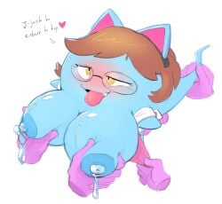 2020 accessory alternate_species areola aroused assisted_exposure ball_with_boobs ball_with_hyper_features big_breasts blue_areola blue_nipples blush bodily_fluids boo_(mario) breast_milking breast_squeeze breasts brown_hair bunny_costume busty_feral clothing costume cuffs_(clothing) dialogue digital_drawing_(artwork) digital_media_(artwork) disembodied_hand dripping english_text eye_roll eyewear fake_cat_ears fake_ears female feral finger_fuck fingering floating genital_fluids ghost glasses group hair hair_accessory hairband half-closed_eyes happy heart_symbol lactating looking_pleasured mario_bros milk_drip narrowed_eyes nintendo nipple_dip nipples one_fang round_glasses short_hair simple_background solo_focus sphere_creature spirit squeezing subakitsu tail tail_pull text tongue tongue_out vaginal_fluid_drip vaginal_fluids vaginal_penetration wearing_glasses white_background yellow_eyes