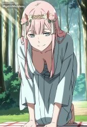 zero two (darling in the franxx) from darling in the franxx by mystic maidens