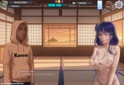 1boy ai_generated animated annoyed ass ass_focus clicker clicking cowgirl_position curvaceous curvy curvy_body curvy_female curvy_figure dark-skinned_male dialogue dojo english english_text faceless_male female game_cg gameplay_mechanics genshin_impact high_quality high_resolution highres hoodie icon interracial japanese_voice_acting legs legs_apart lightening mihoyo mp4 penis purple_hair raiden_shogun raped sound sound_effects tagme testicles testicles_clench unity_(engine) unreal_engine veiny_penis video visual_novel voice_acted yae_miko