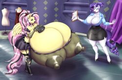 fluttergoth from friendship is magic by blues64