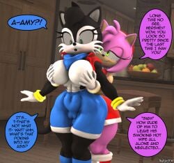 amy rose from archie comics by ash555