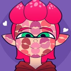 1boy 2d 2d_(artwork) after_kiss cute cute_expression cute_eyes cute_face cute_male draculaura francine_smith green_eyes green_eyes_male happy happy_male kiss_mark kiss_mark_on_face lipstick_mark lipstick_mark_on_face male male_only mk210 not_porn pauline pauline_(mario) phoenix_(firemaster92) pointy_ears princess_peach smile smiling smiling_at_viewer solo solo_focus solo_male