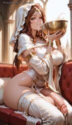 queen of sunlight gwynevere from dark souls by dyzertai