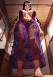 ai_generated ai_slop feet female female_only nico_robin one_piece tagme