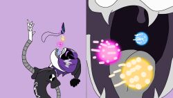 dragon dragon_girl expansion expansion_sequence growth growth_sequence ludmilla_(bartok) mawshot murder_drones open_mouth swallowing tongue transformation transformation_sequence uzi_(murder_drones)