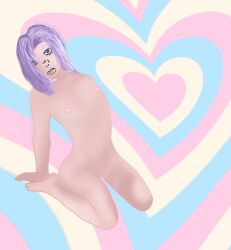 1boy alternate_version_at_source alternate_version_available blue_eyes cuntboy cuntboy_focus cuntboy_only jojo's_bizarre_adventure lilac_hair long_hair long_hair_male male male_only mastectomy mastectomy_scar melone naked naked_male nude nude_male purple_hair sitting sitting_on_floor solo solo_focus solo_male teal_eyes top_surgery top_surgery_scars transgender transgender_male transgender_man transgender_pride_colors vento_aureo
