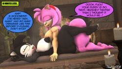 amy rose from archie comics by ash555