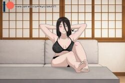 1girls 2026 agung911 almost_naked alternate_breast_size alternate_version_available arms_behind_head arms_up artist_name barefoot barely_clothed big_breasts blush body_blush boruto:_naruto_next_generations bra breasts breasts_bigger_than_head brown_hair byakugan coffee_table feet feet_on_table female female_only flashing flashing_breasts foot_fetish foot_focus functionally_nude functionally_nude_female huge_breasts hyuuga_hanabi inviting inviting_to_sex japanese_clothes kunoichi legs_together light-skinned_female light_skin lingerie living_room long_hair mostly_nude naked naruto naruto_(series) ninja nude nude_female offering offering_to_viewer open_clothes open_kimono panties partially_clothed patreon_username ponytail presenting presenting_breasts presenting_self relaxing seducing seductive seductive_eyes seductive_look seductive_mouth shiny shiny_hair shiny_skin shounen_jump smile solo solo_focus table taking_clothes_off tied_hair top_heavy underwear underwear_only undressing_self upper_body url violet_eyes voluptuous watermark web_address